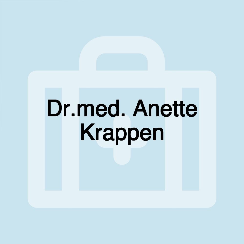 Dr.med. Anette Krappen