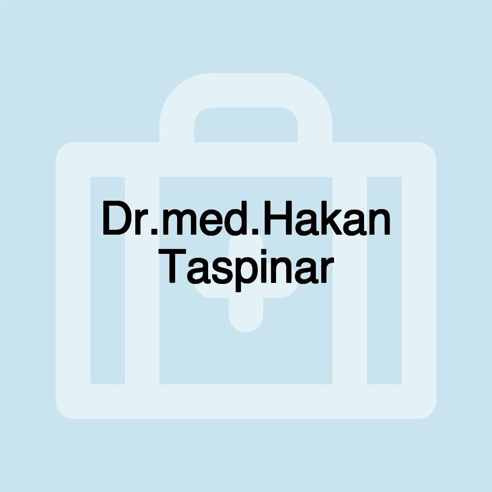 Dr.med.Hakan Taspinar