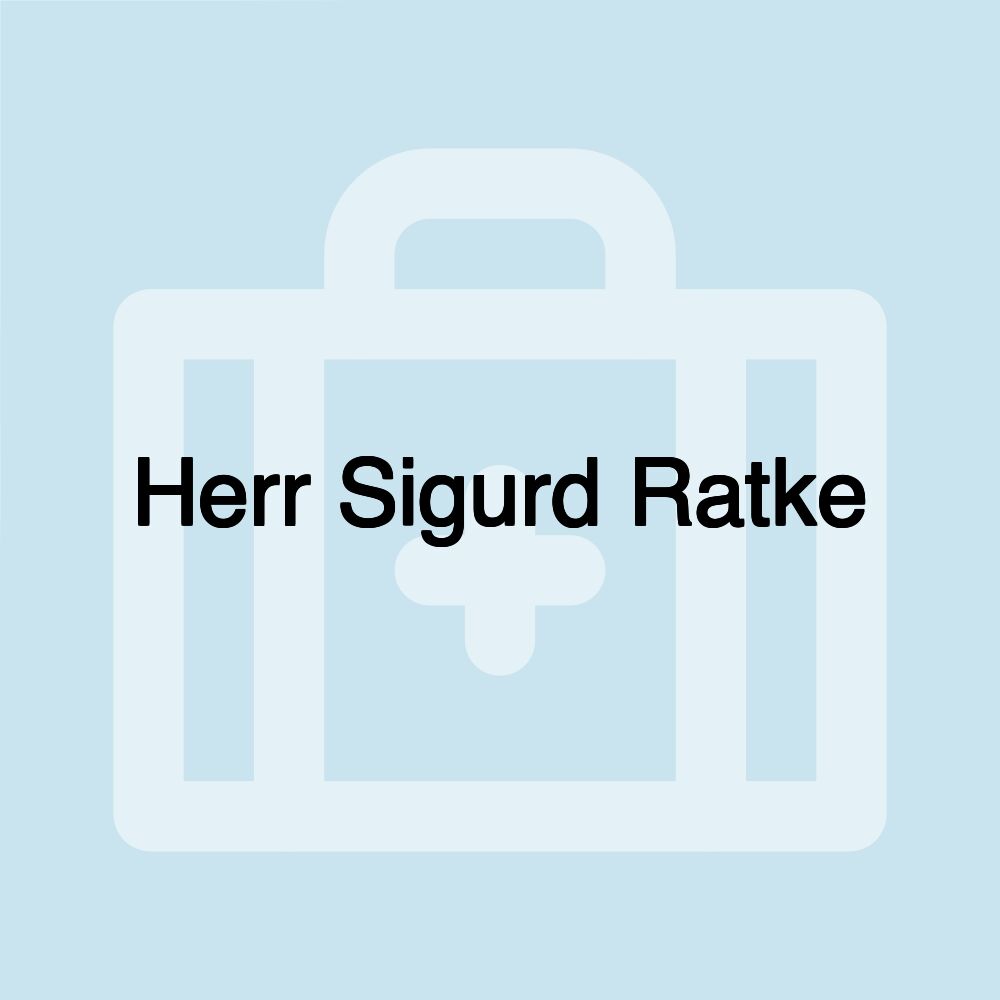 Herr Sigurd Ratke