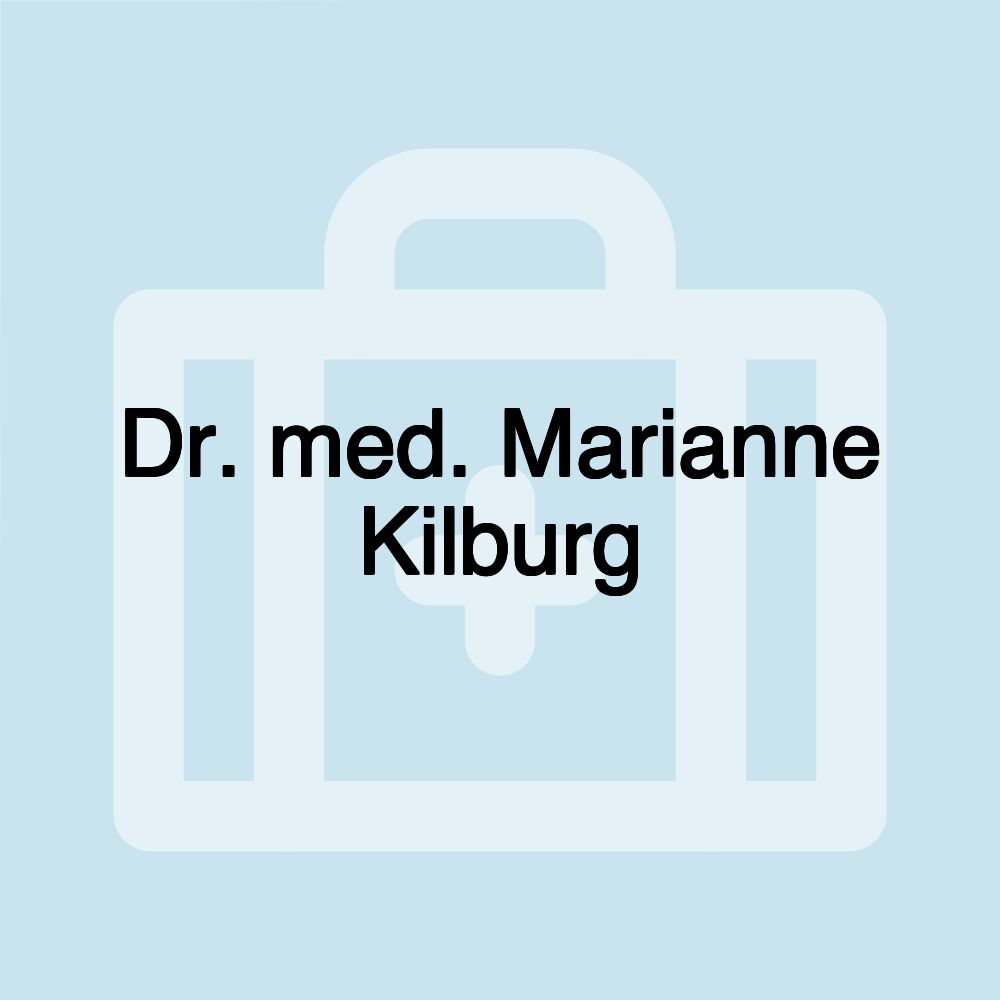 Dr. med. Marianne Kilburg