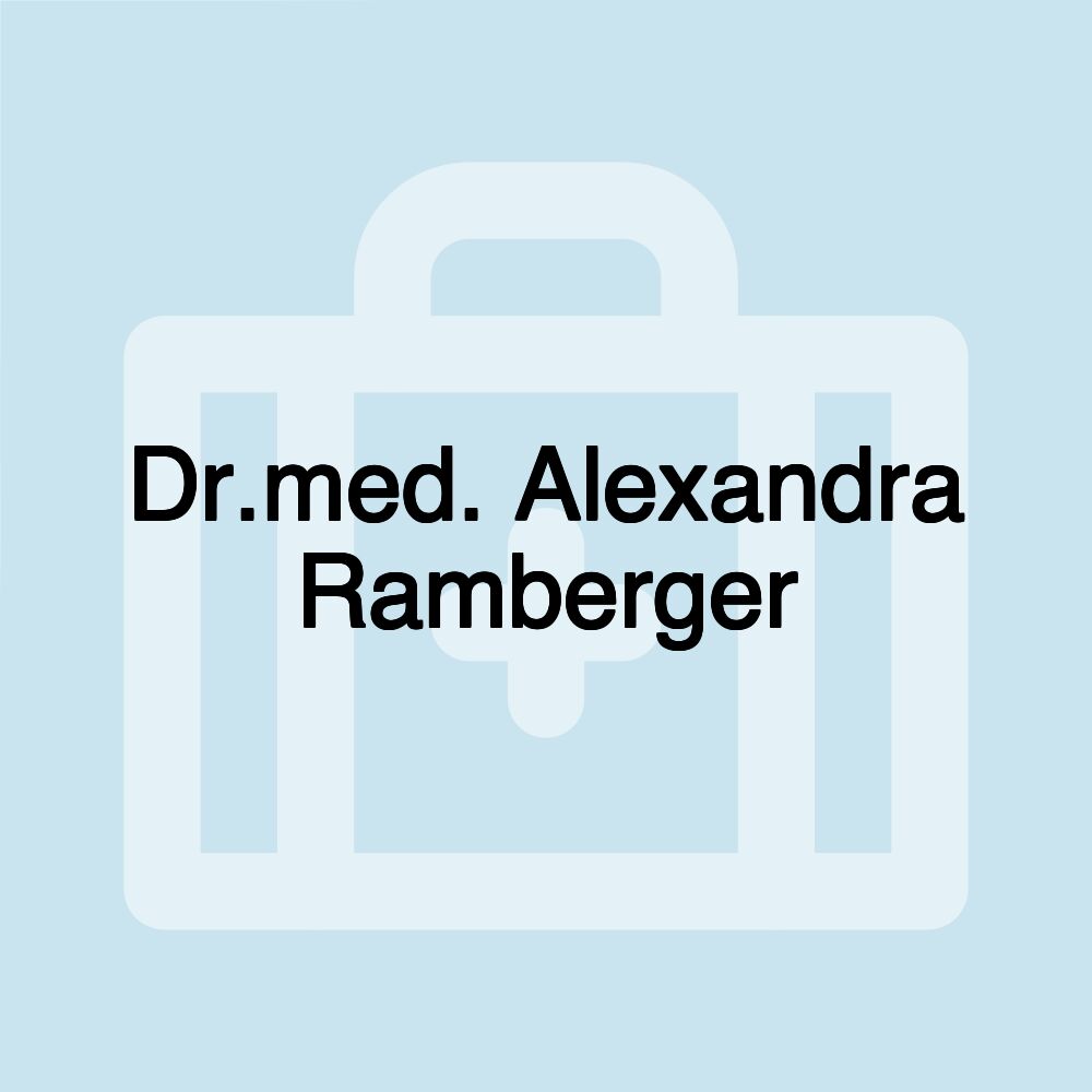 Dr.med. Alexandra Ramberger