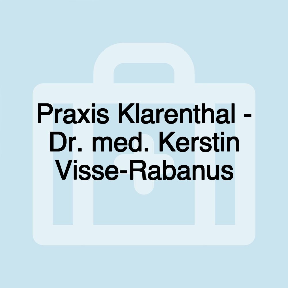 Praxis Klarenthal - Dr. med. Kerstin Visse-Rabanus