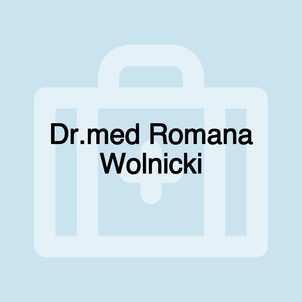 Dr.med Romana Wolnicki