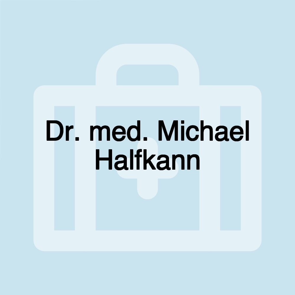 Dr. med. Michael Halfkann