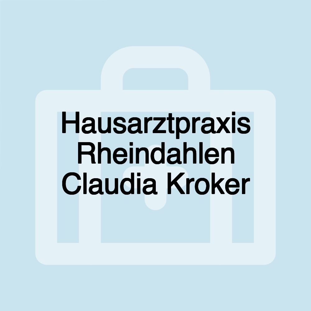 Hausarztpraxis Rheindahlen Claudia Kroker