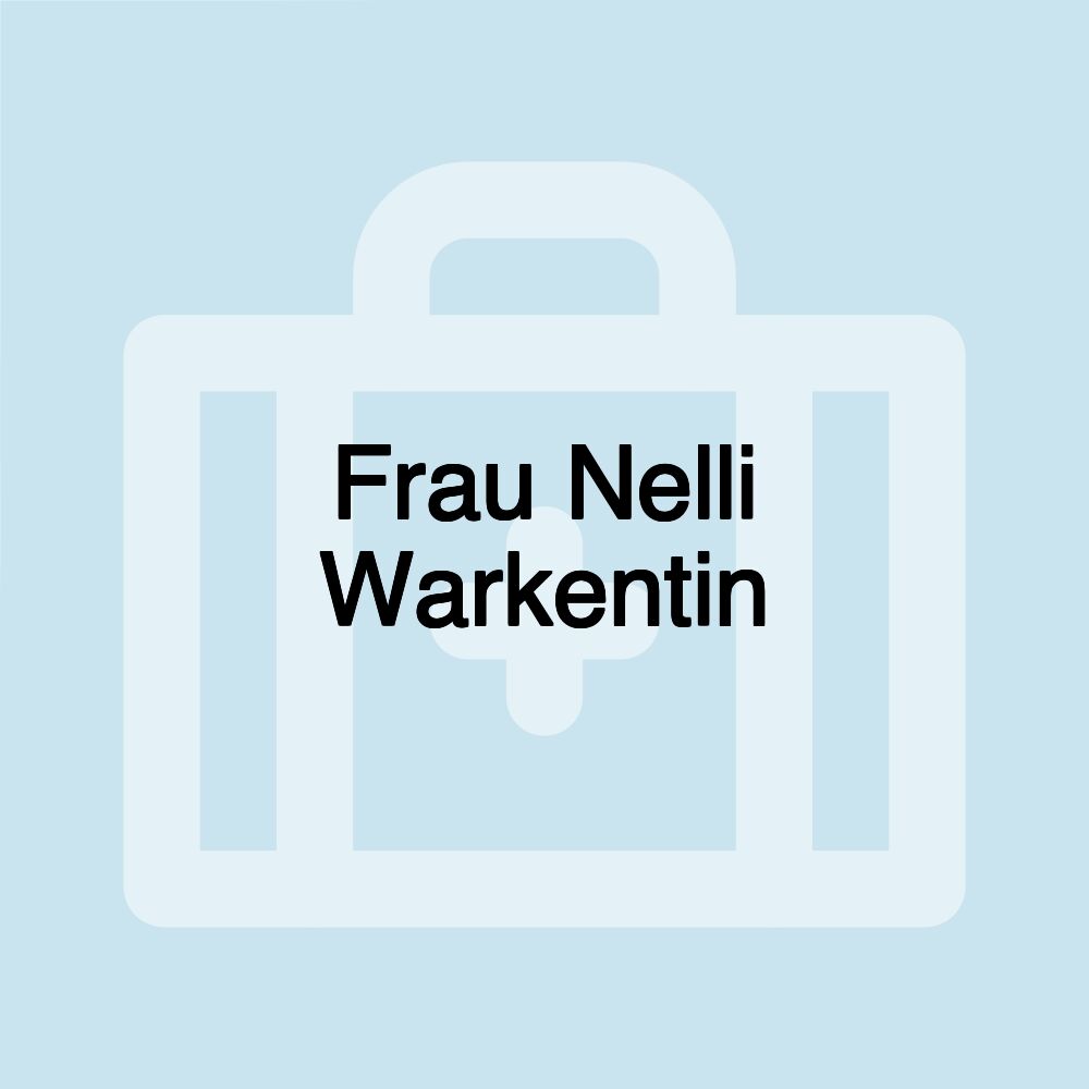 Frau Nelli Warkentin