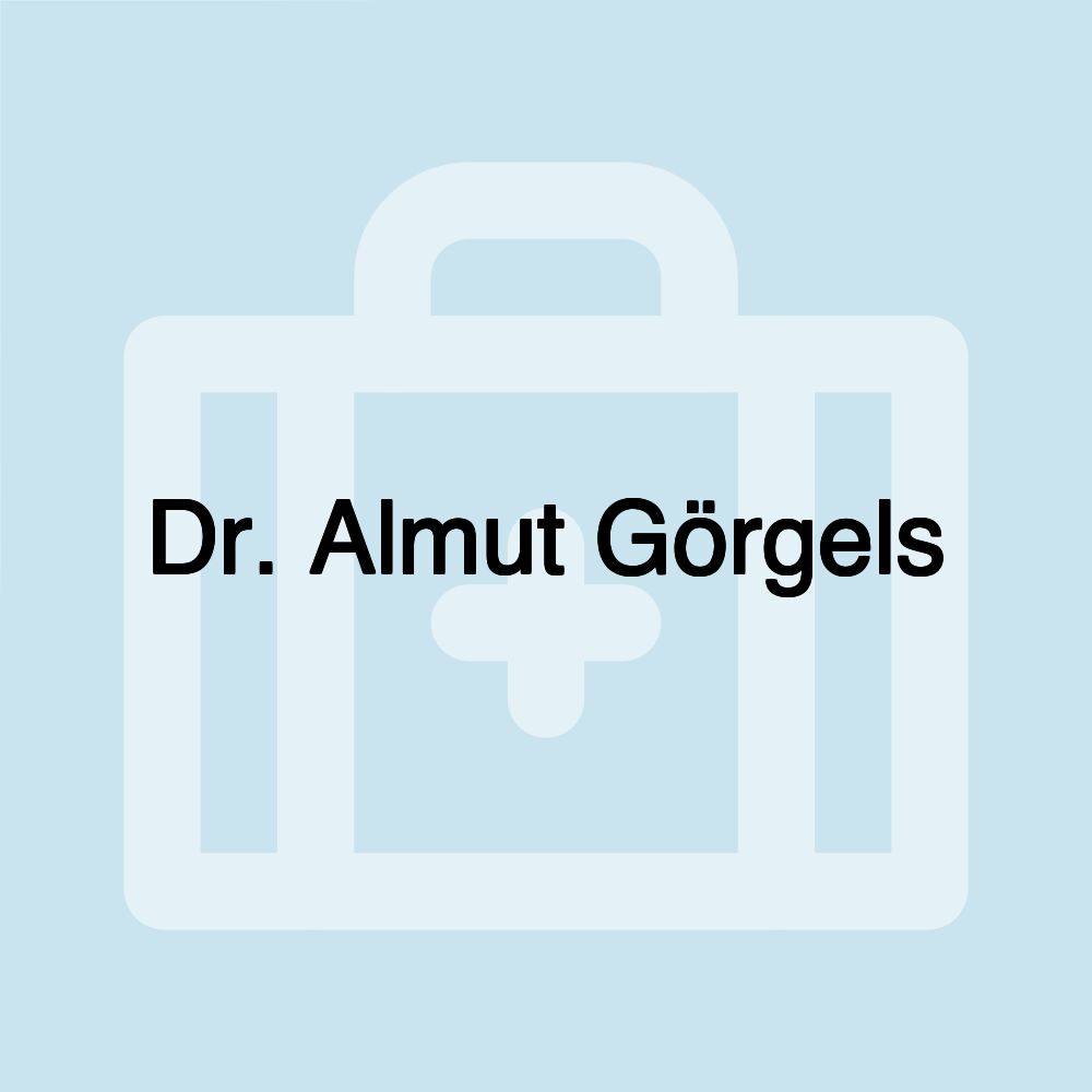 Dr. Almut Görgels