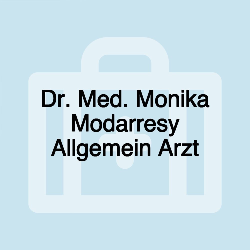 Dr. Med. Monika Modarresy Allgemein Arzt