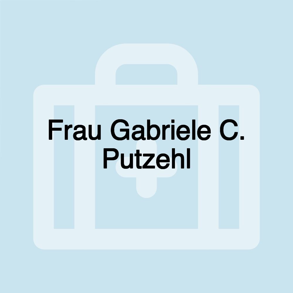 Frau Gabriele C. Putzehl