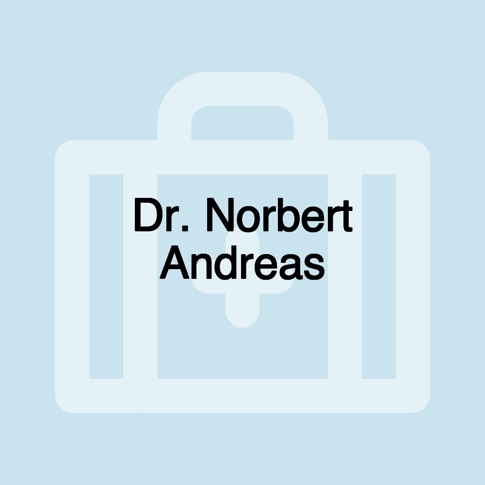 Dr. Norbert Andreas