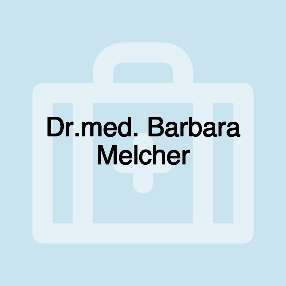 Dr.med. Barbara Melcher