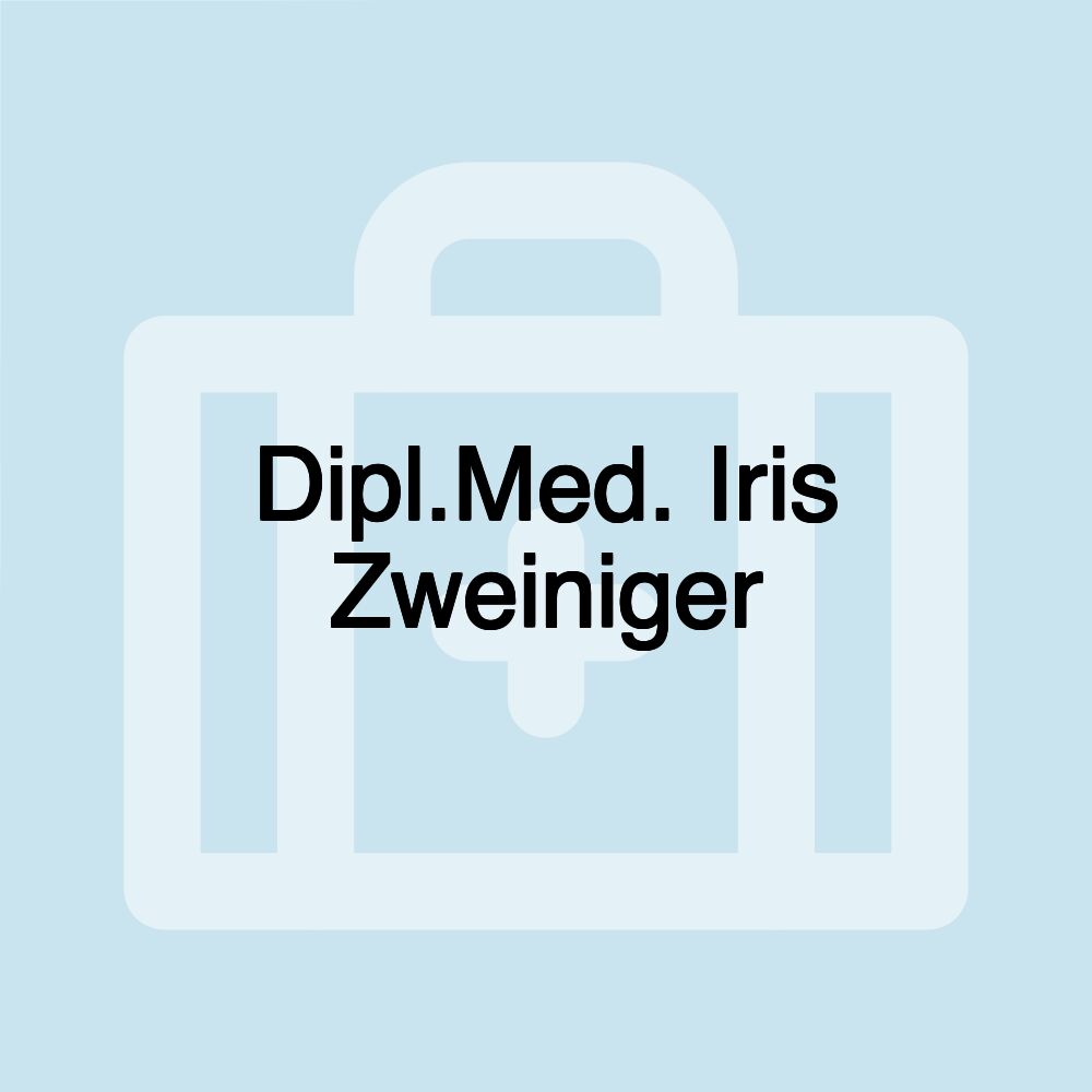 Dipl.Med. Iris Zweiniger