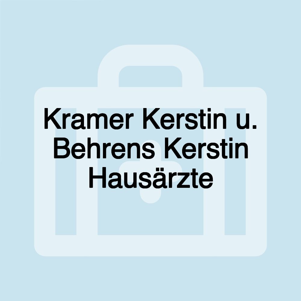 Kramer Kerstin u. Behrens Kerstin Hausärzte