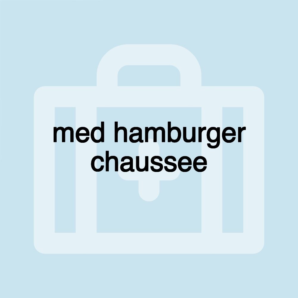 med hamburger chaussee