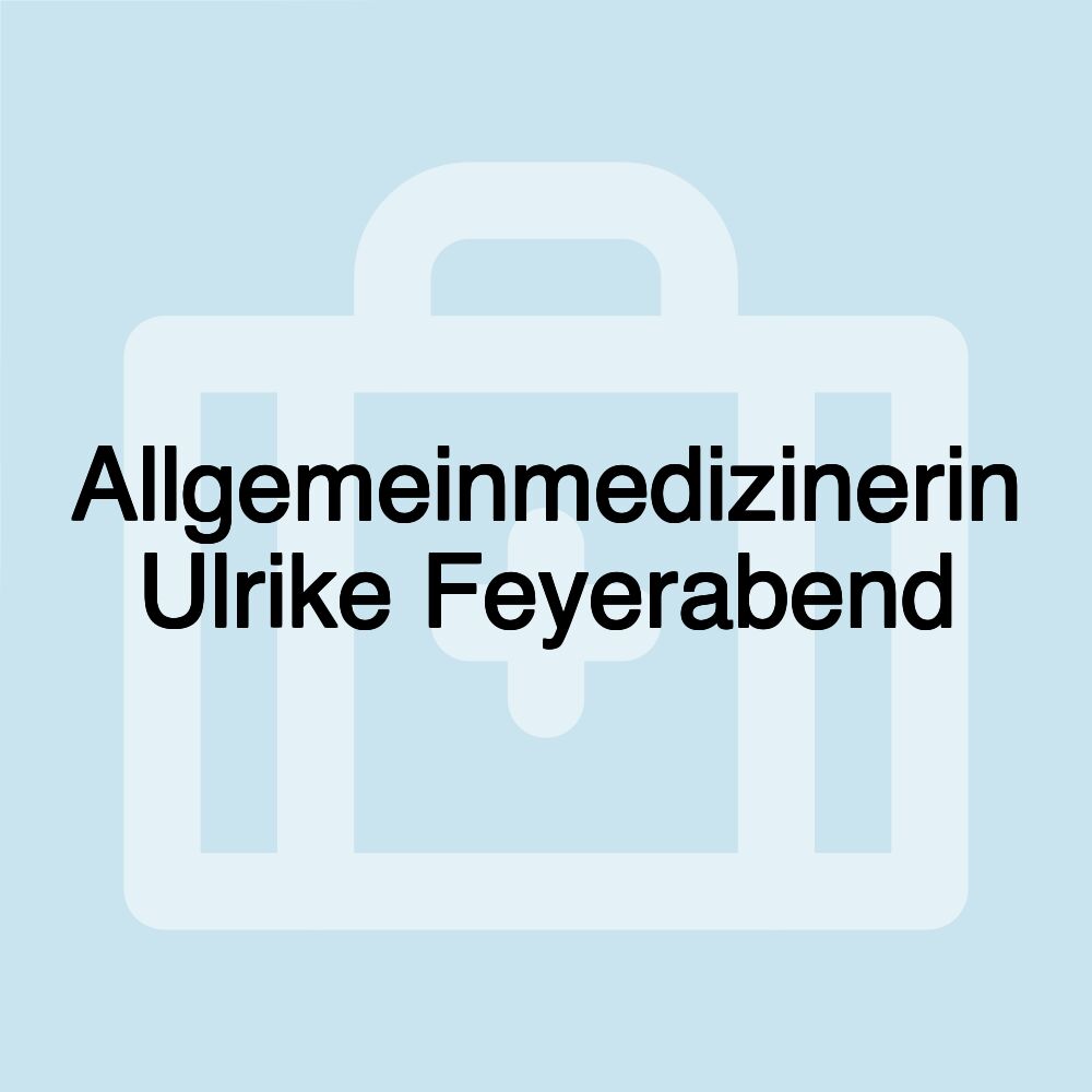 Allgemeinmedizinerin Ulrike Feyerabend