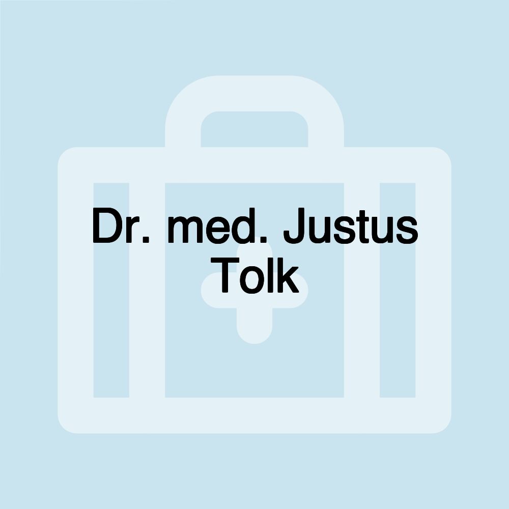 Dr. med. Justus Tolk