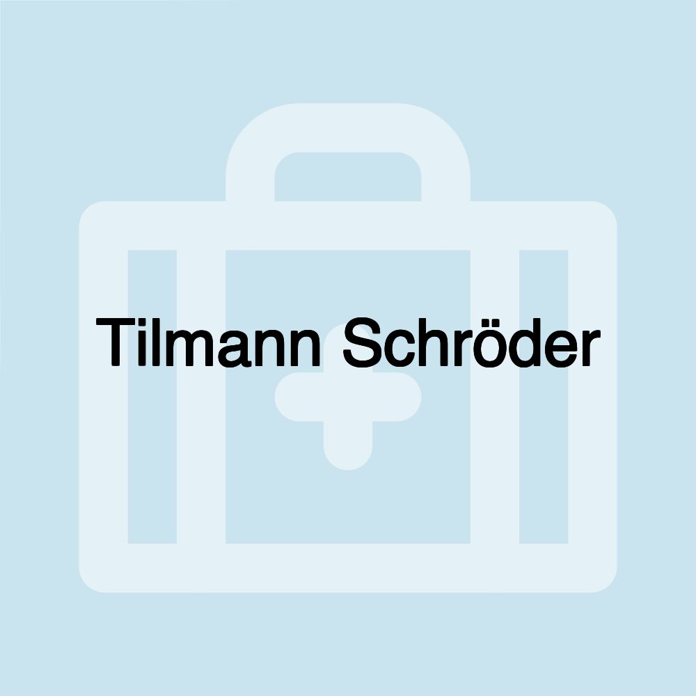 Tilmann Schröder