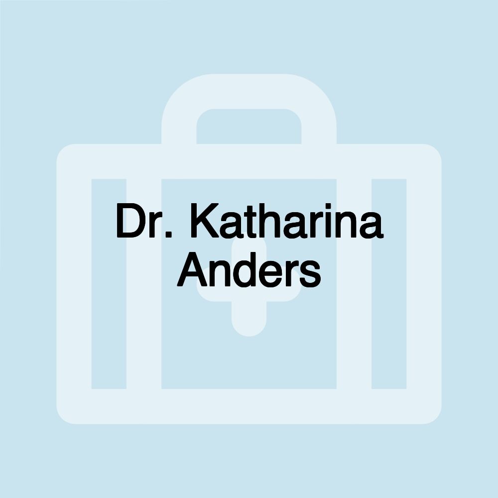 Dr. Katharina Anders