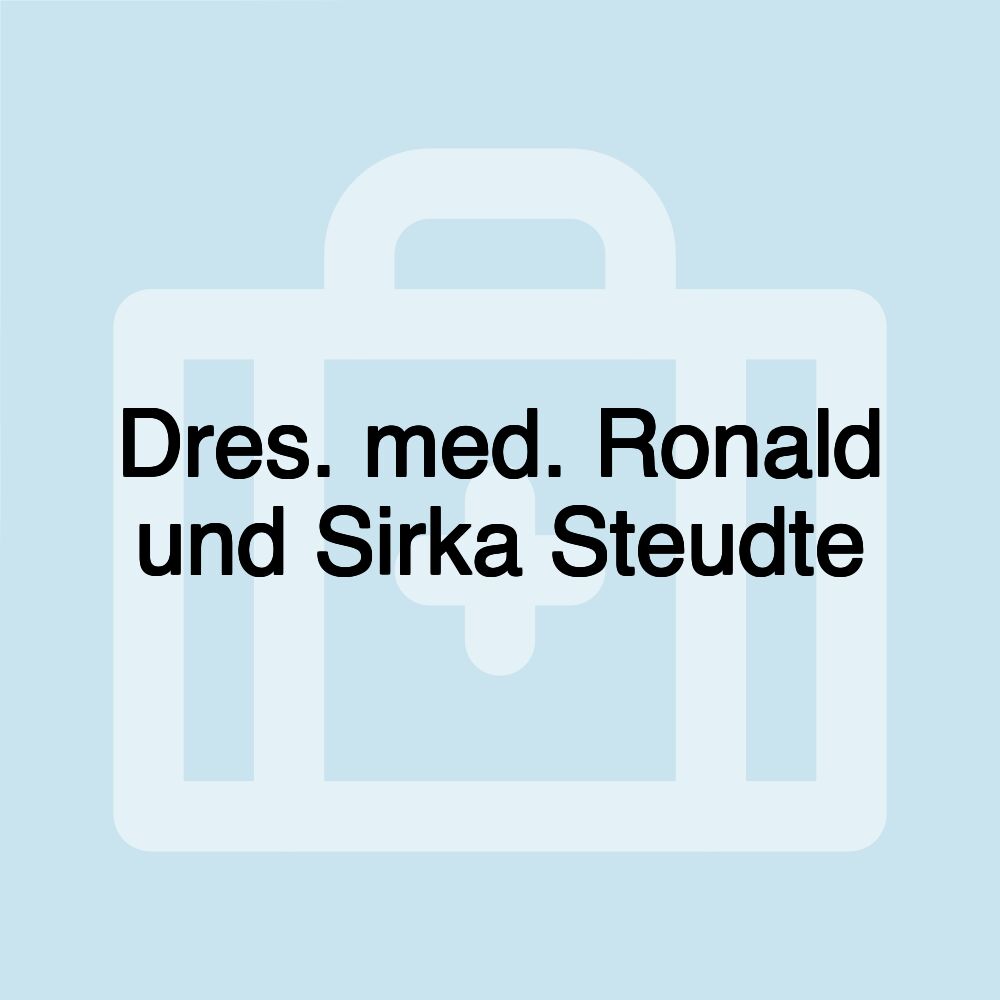 Dres. med. Ronald und Sirka Steudte