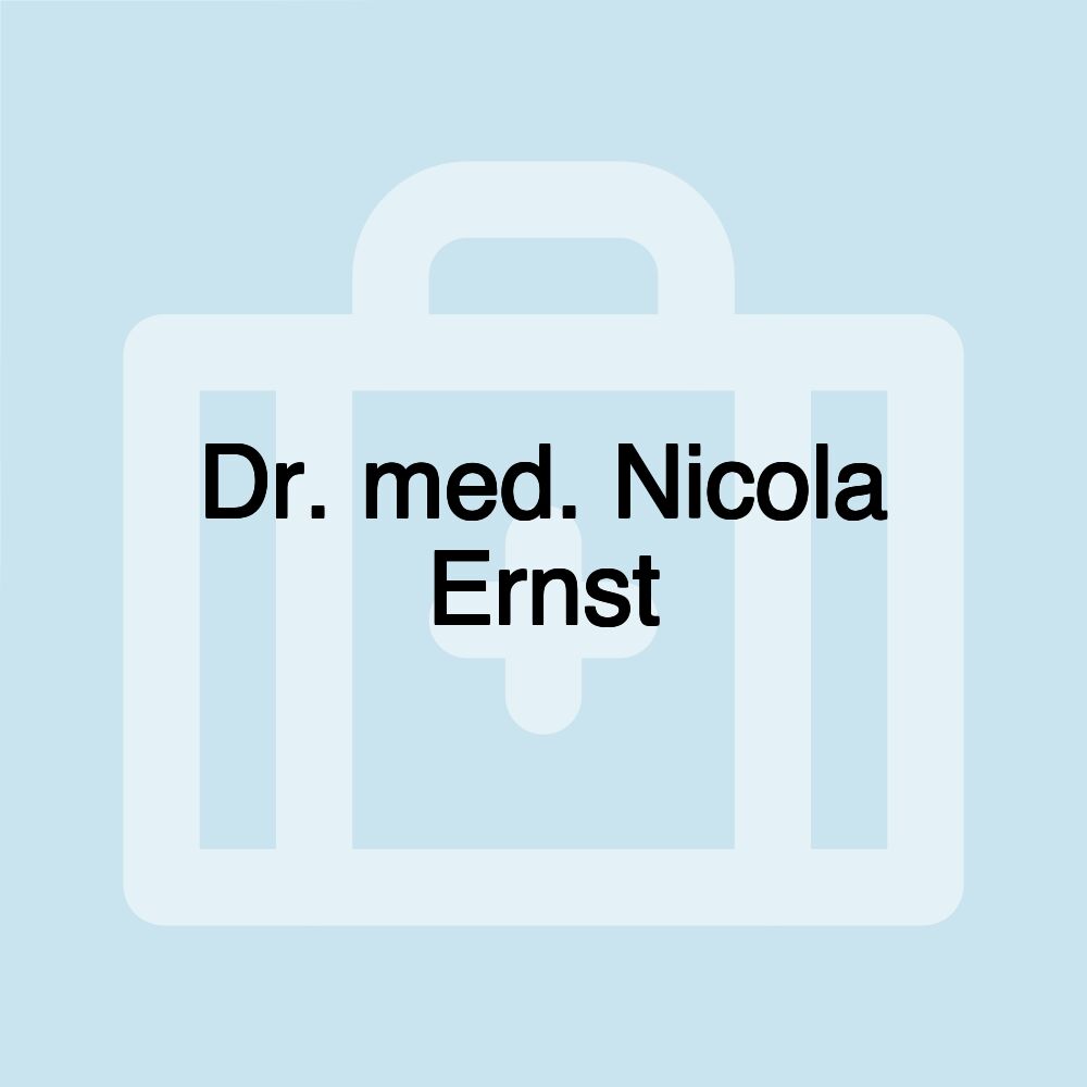 Dr. med. Nicola Ernst