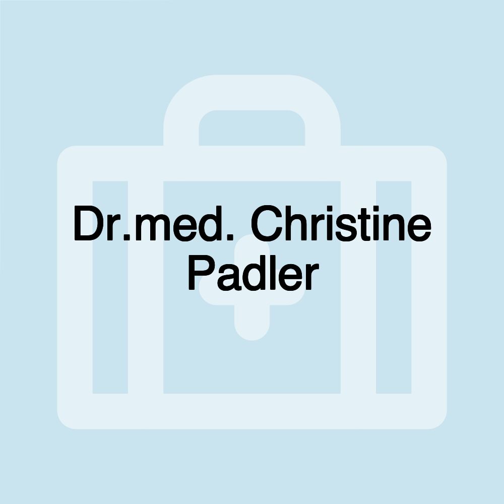 Dr.med. Christine Padler