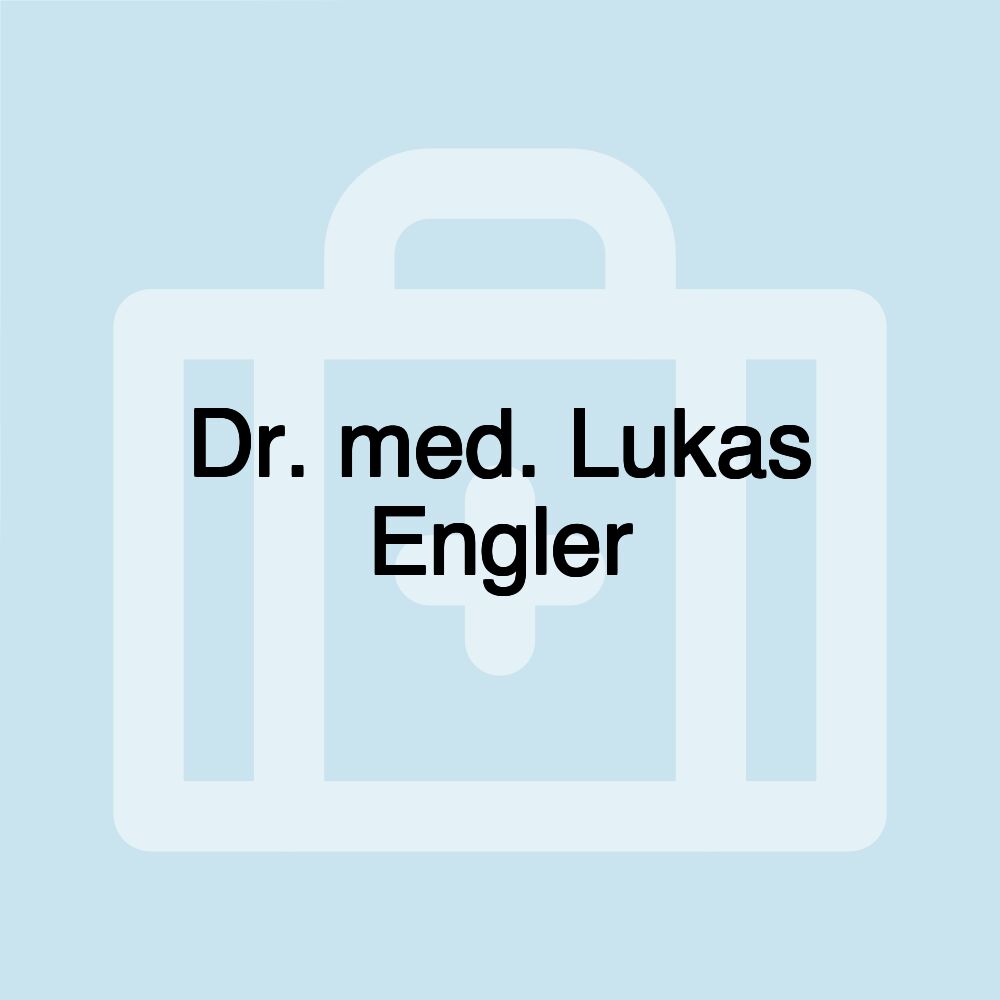 Dr. med. Lukas Engler