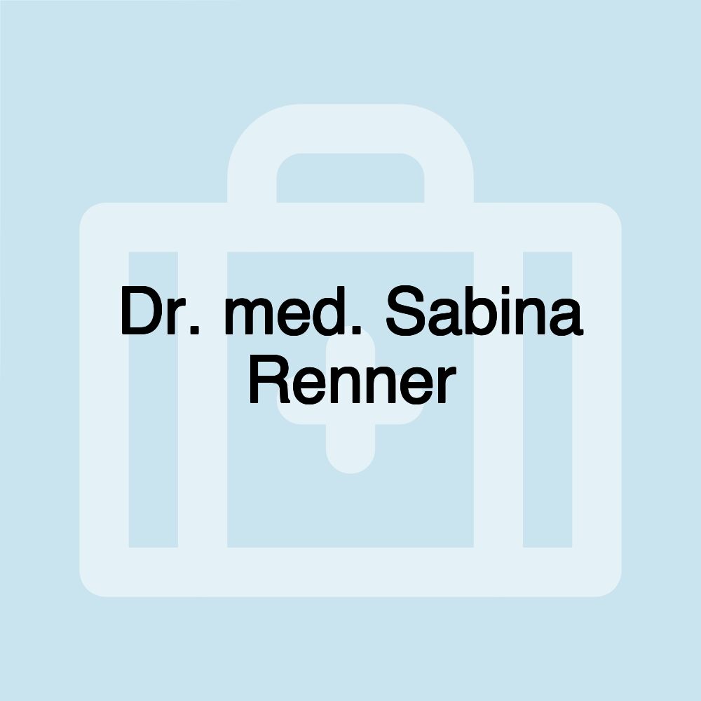 Dr. med. Sabina Renner