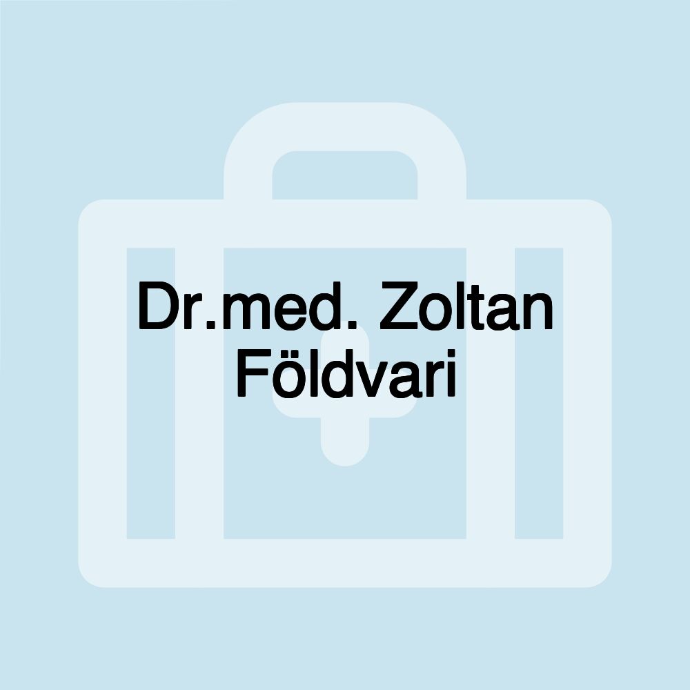 Dr.med. Zoltan Földvari