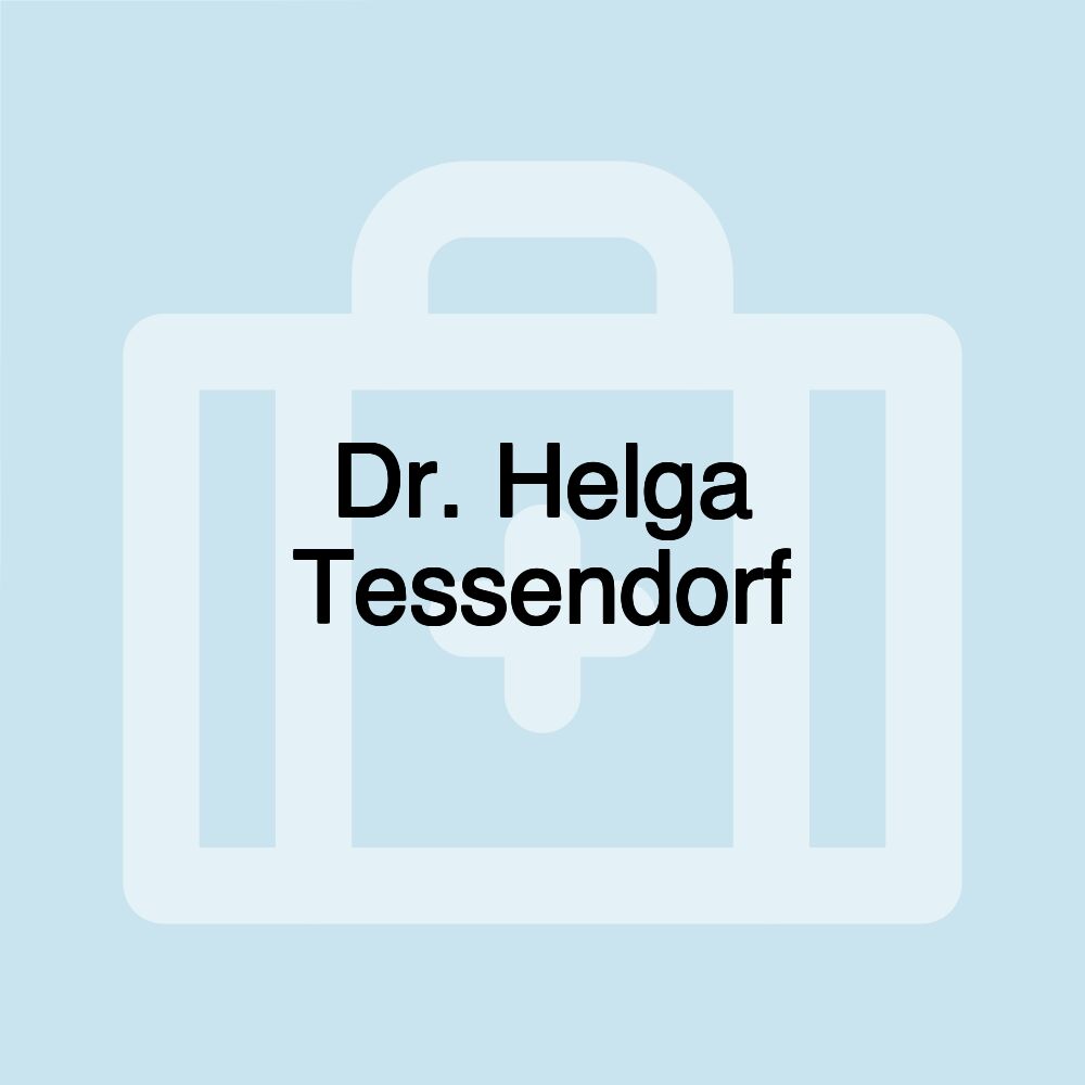 Dr. Helga Tessendorf