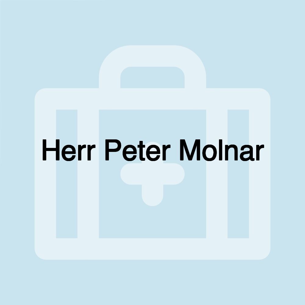 Herr Peter Molnar