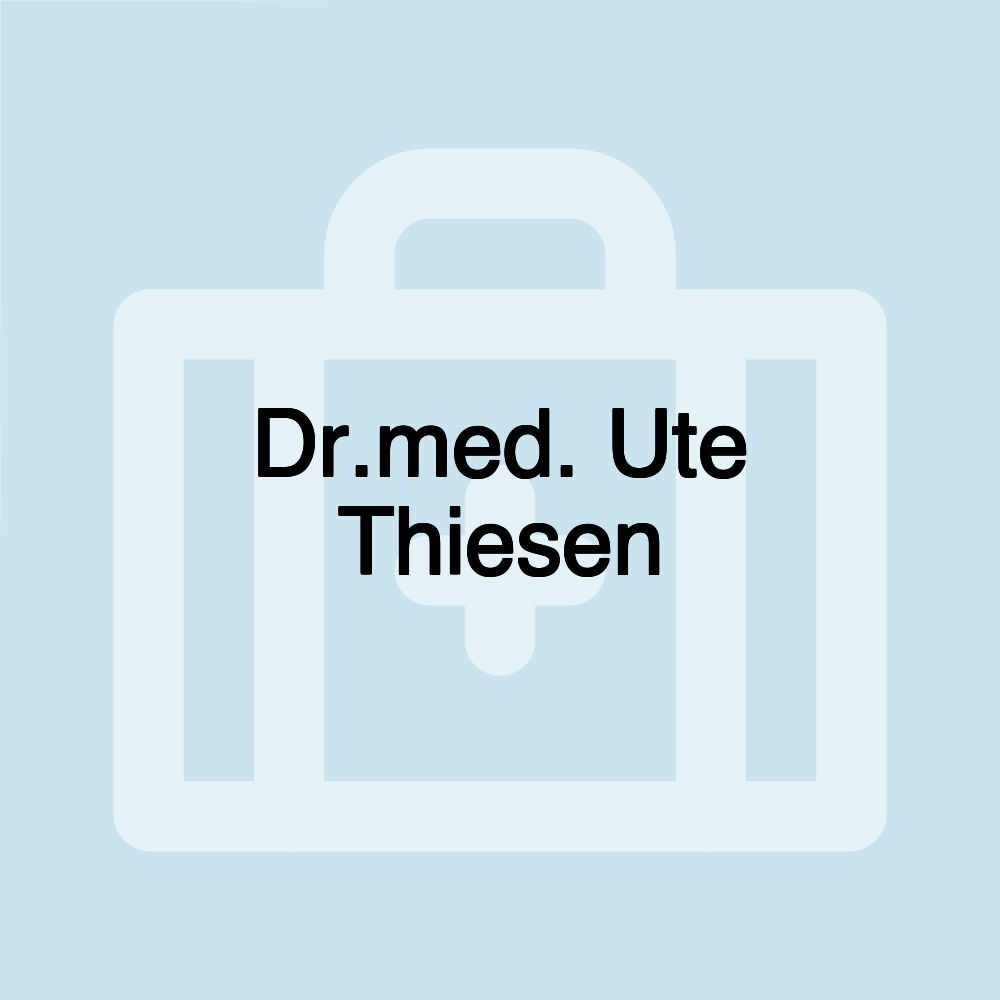 Dr.med. Ute Thiesen