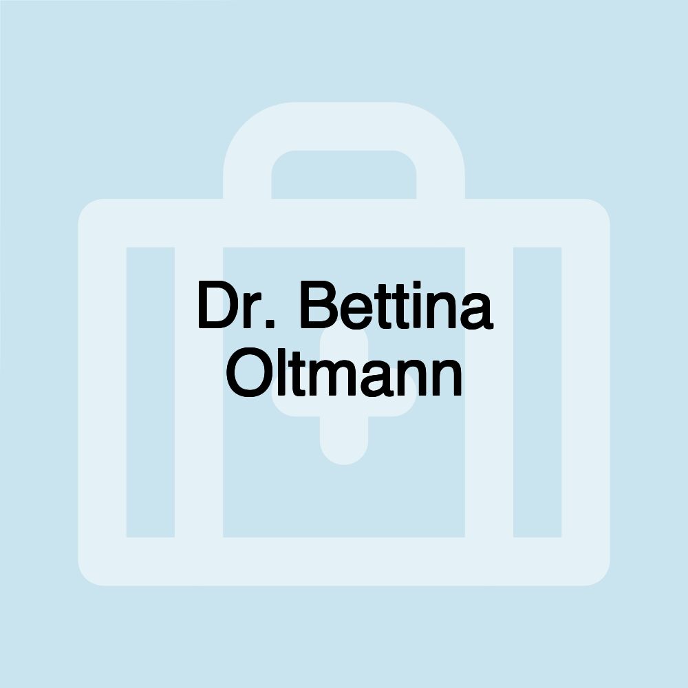 Dr. Bettina Oltmann