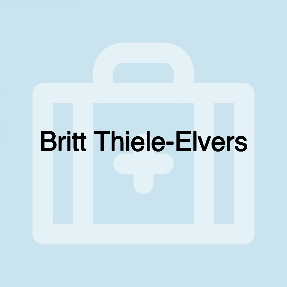 Britt Thiele-Elvers