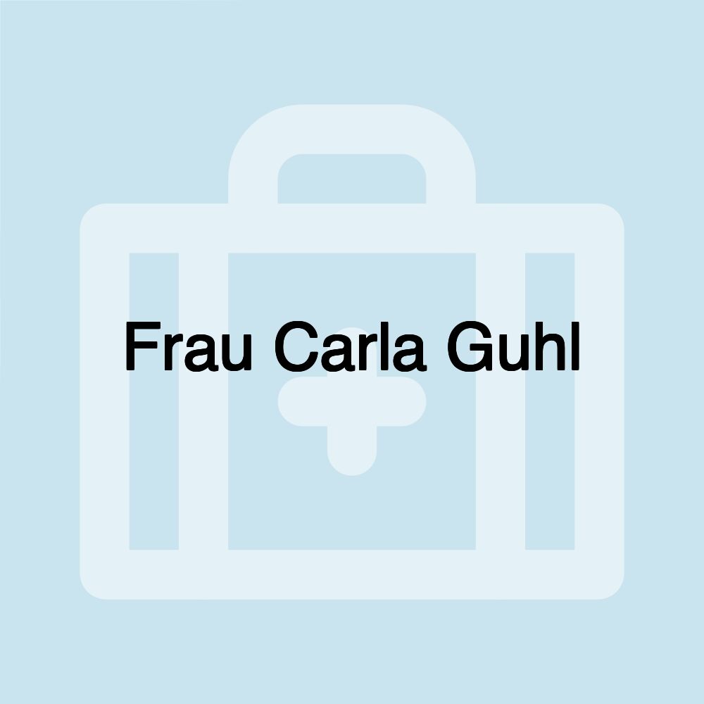 Frau Carla Guhl