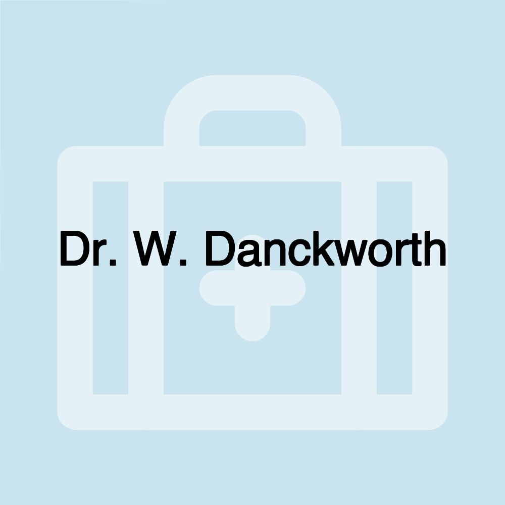 Dr. W. Danckworth