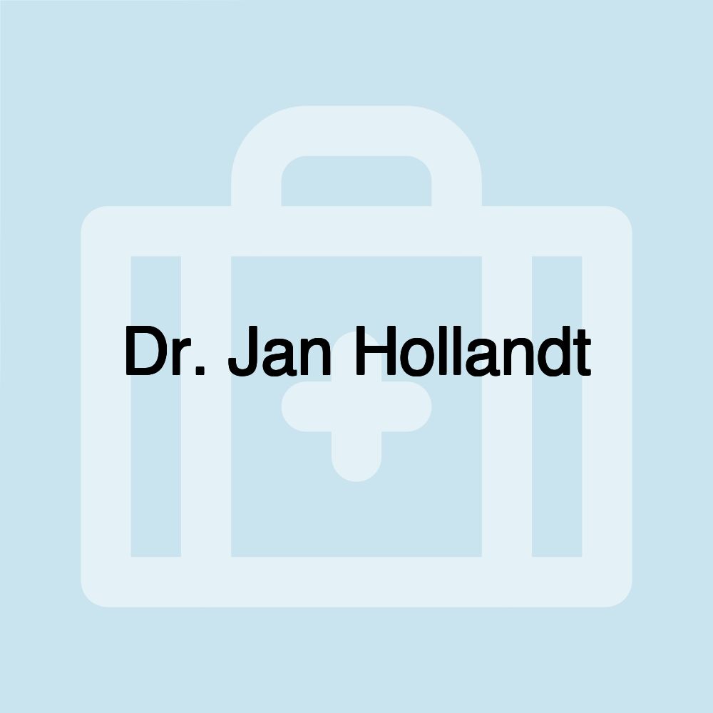 Dr. Jan Hollandt