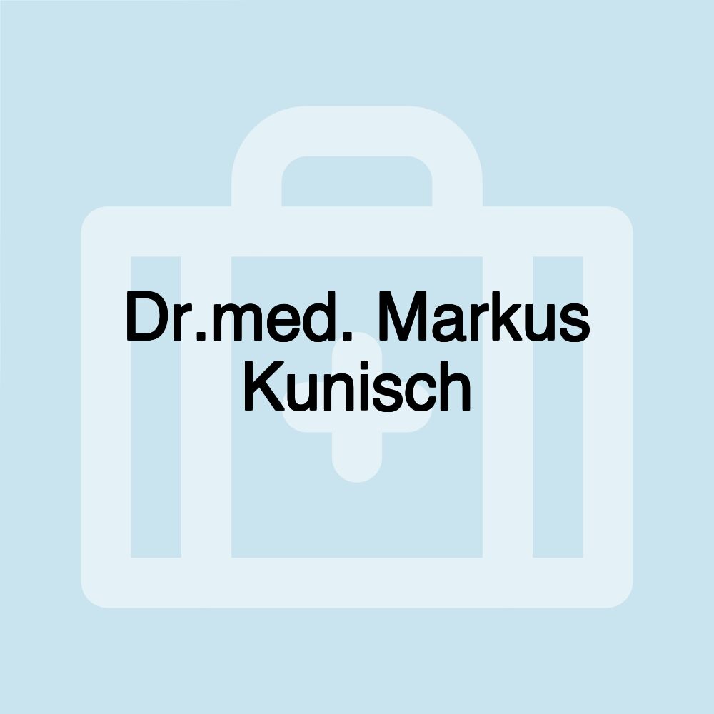 Dr.med. Markus Kunisch