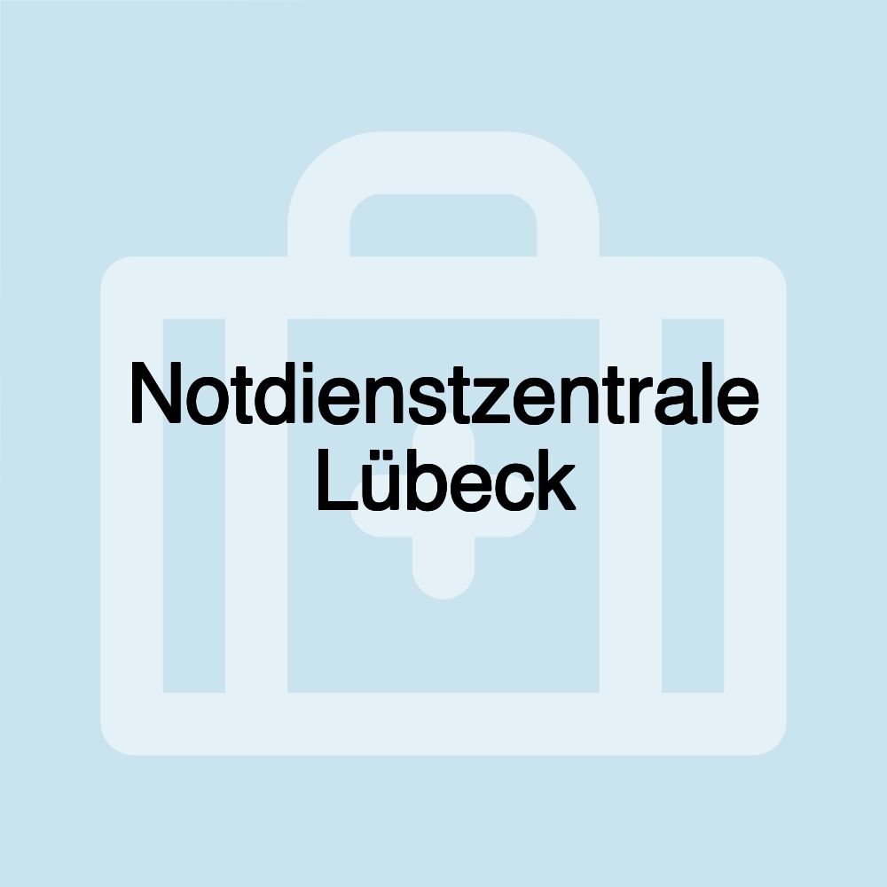 Notdienstzentrale Lübeck