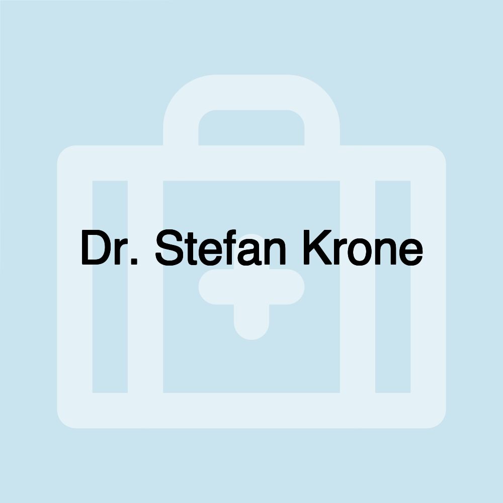 Dr. Stefan Krone