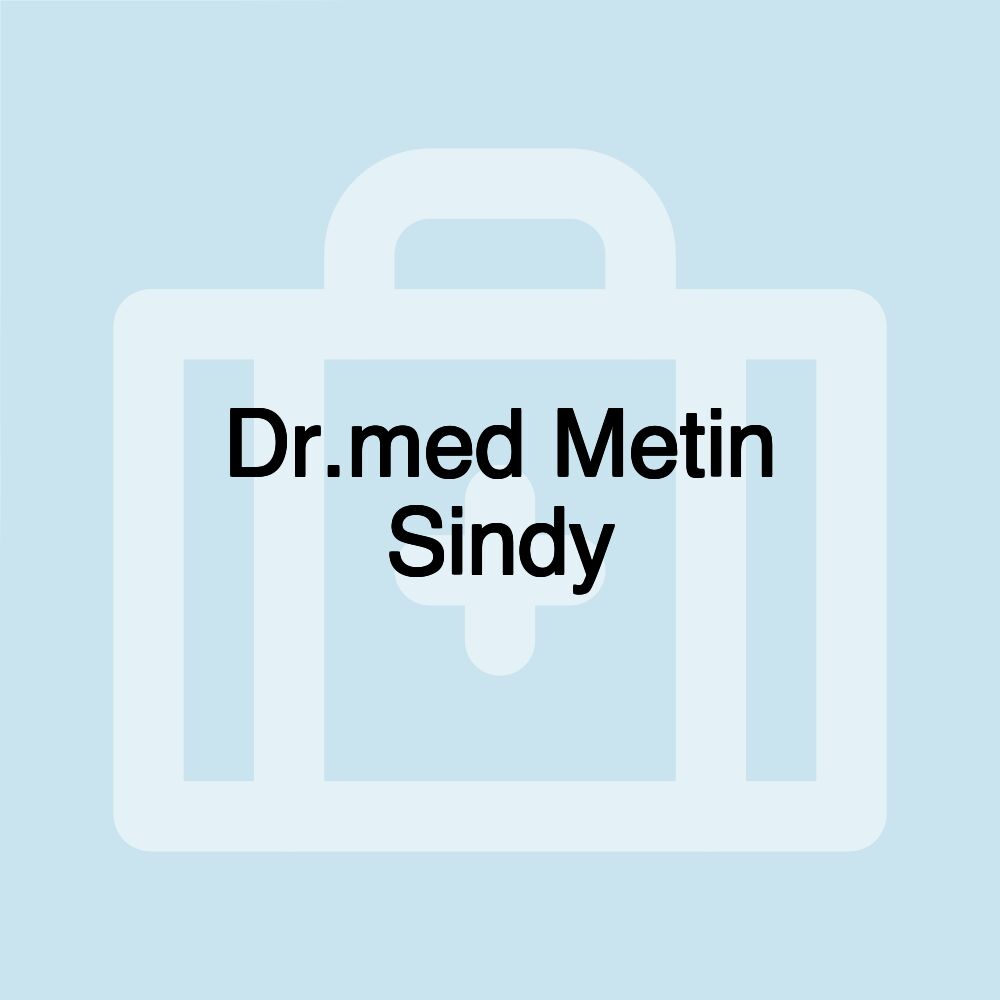 Dr.med Metin Sindy