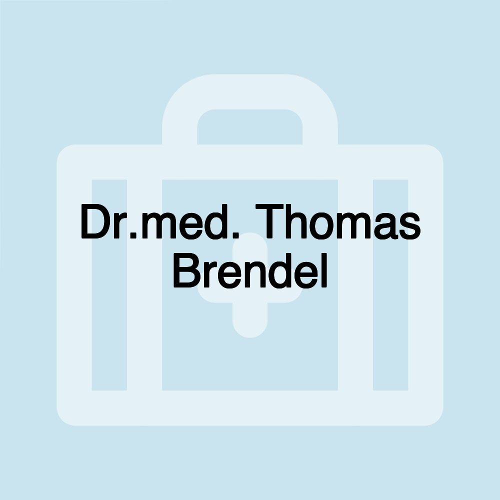 Dr.med. Thomas Brendel