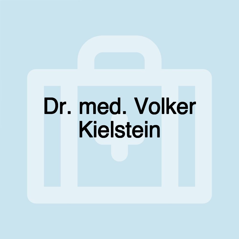 Dr. med. Volker Kielstein