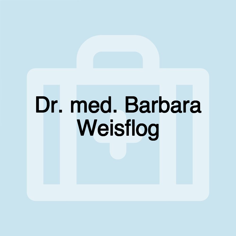 Dr. med. Barbara Weisflog