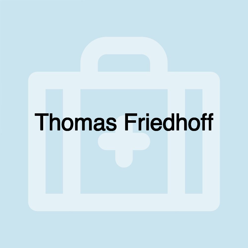 Thomas Friedhoff