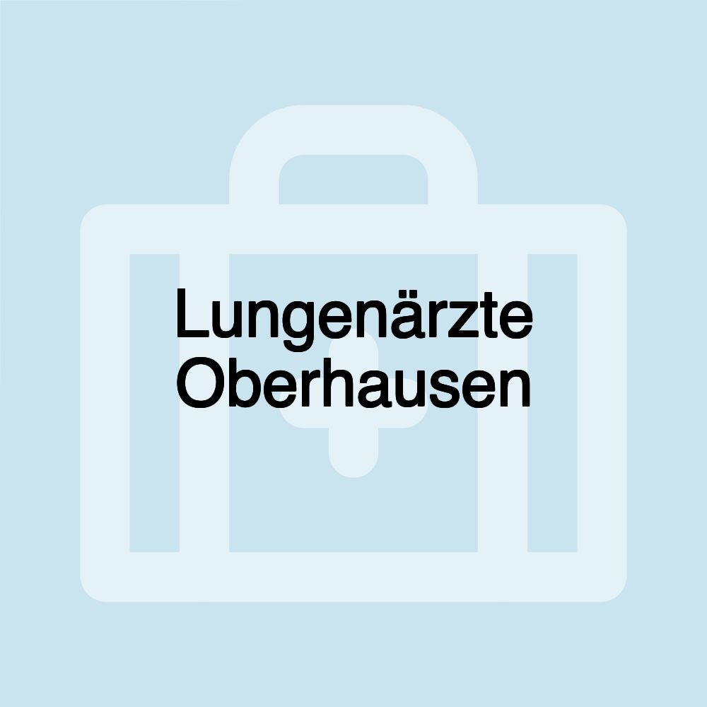 Lungenärzte Oberhausen