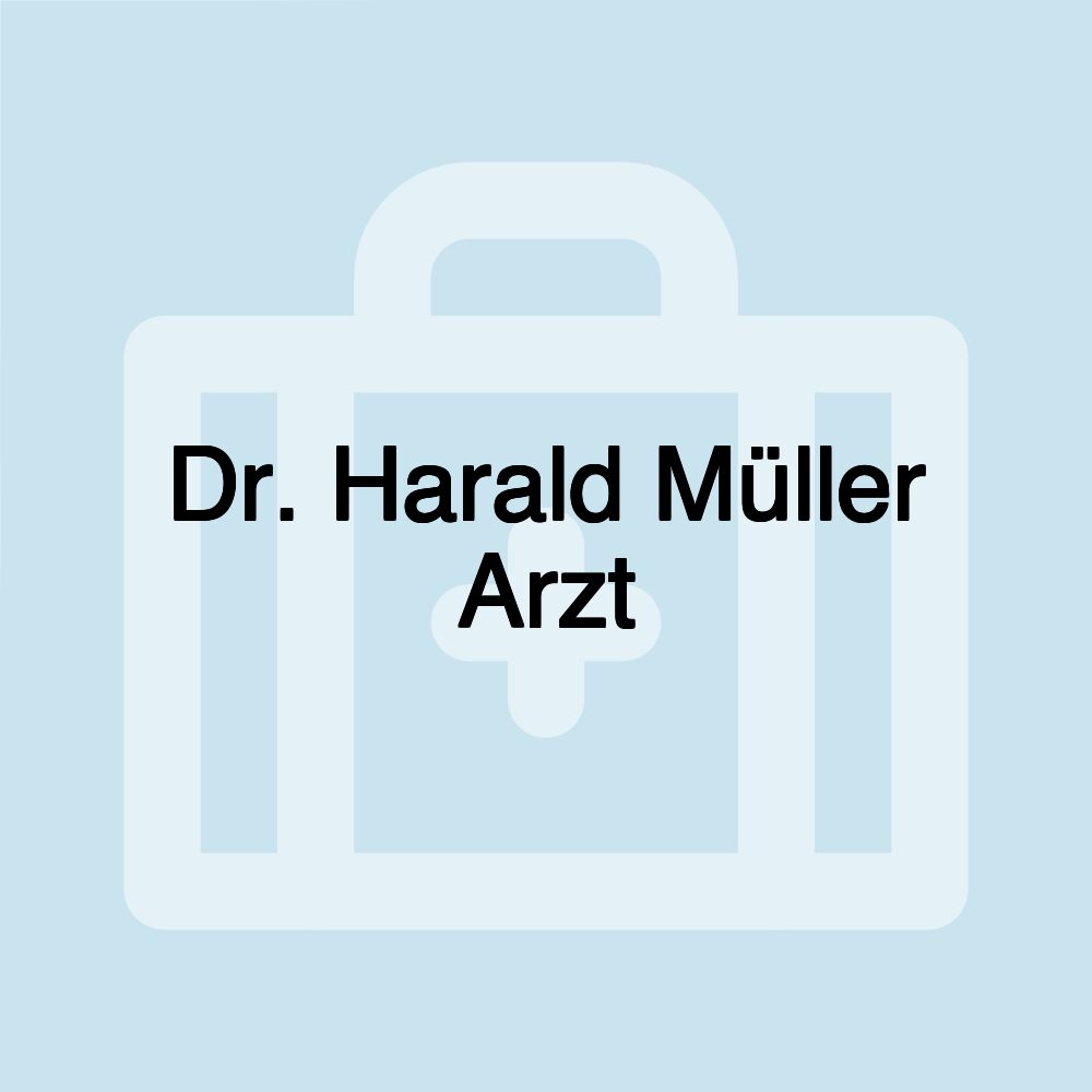 Dr. Harald Müller Arzt