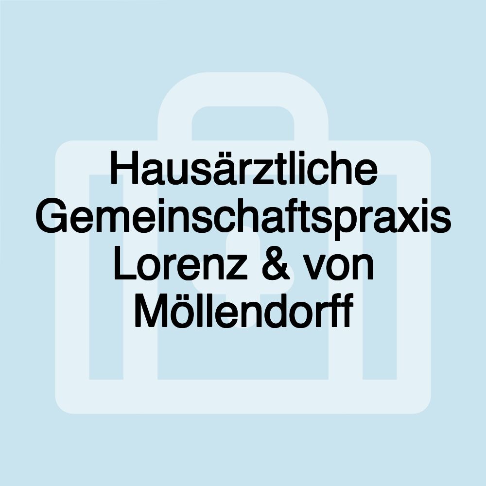 Hausärztliche Gemeinschaftspraxis Lorenz & von Möllendorff