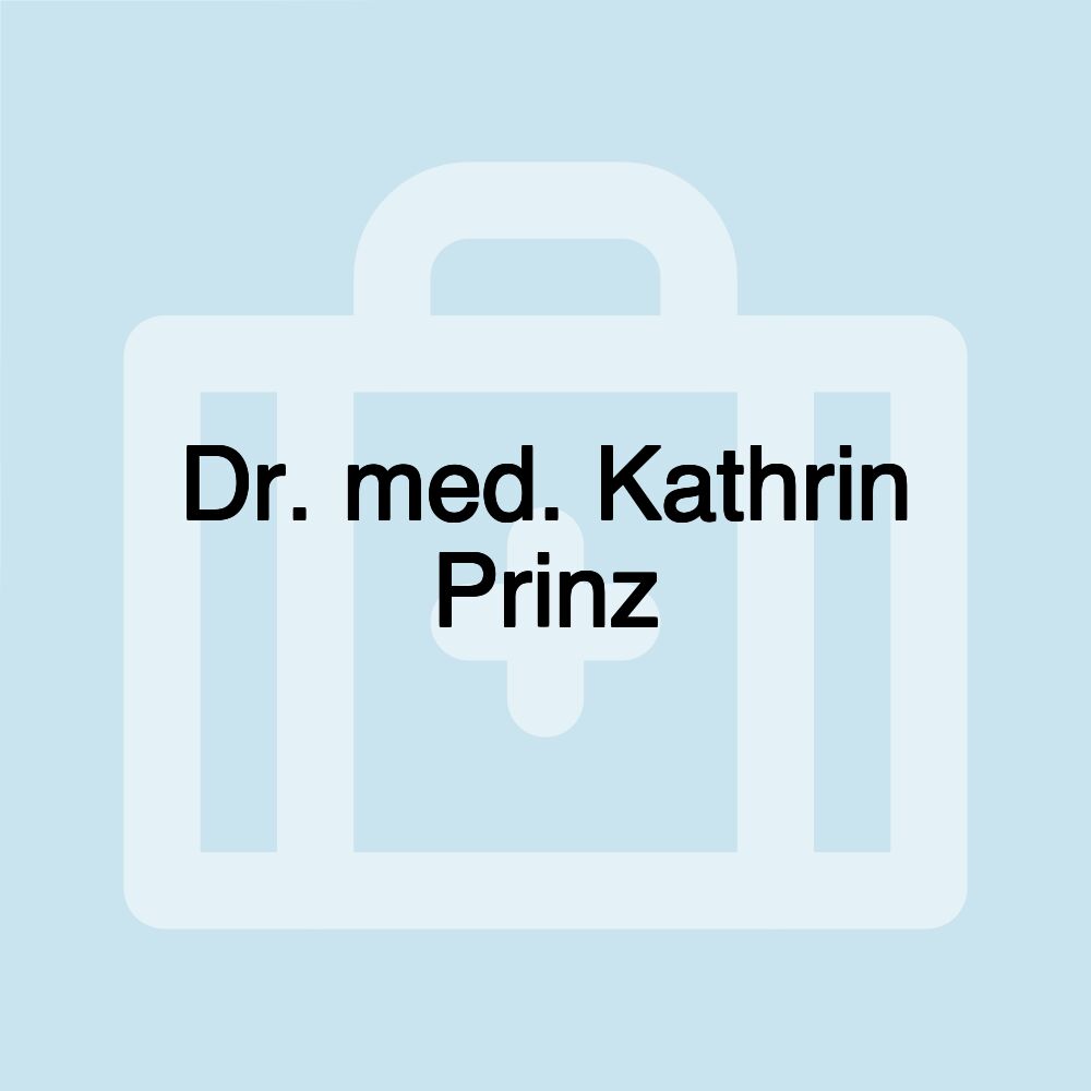 Dr. med. Kathrin Prinz