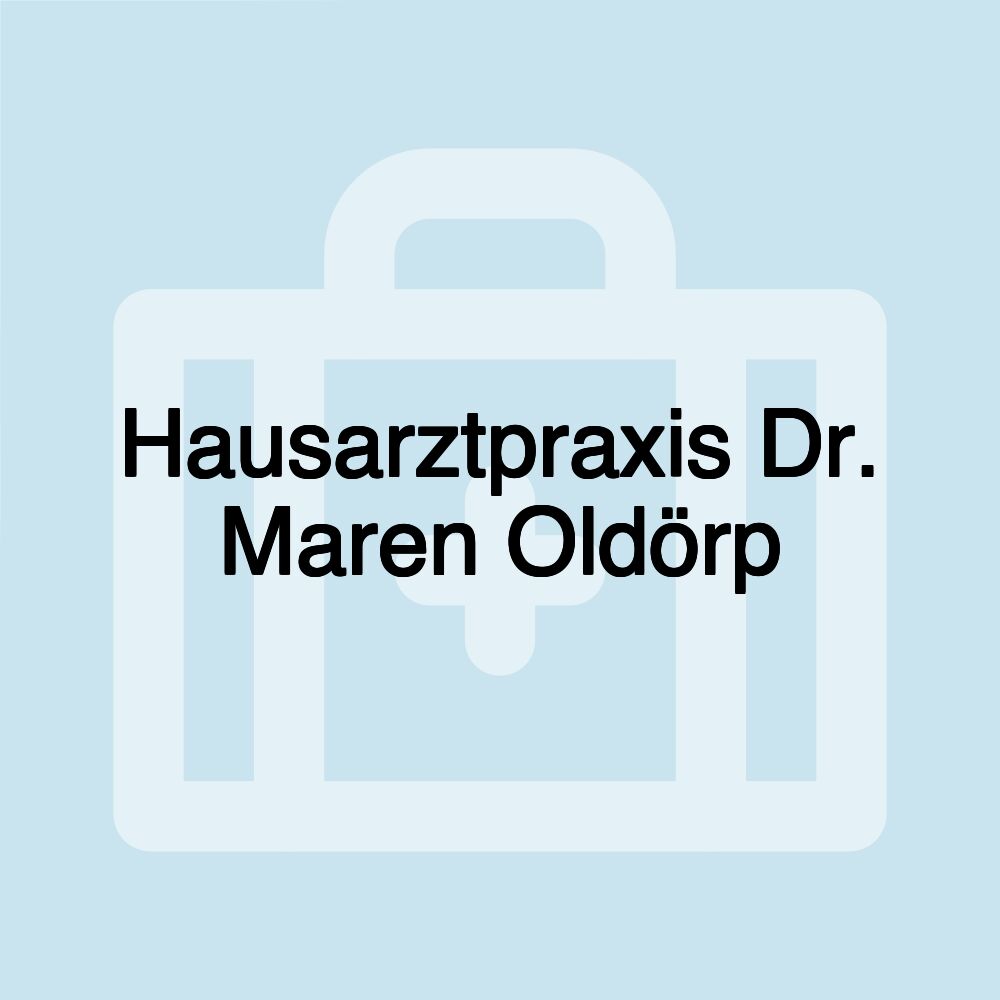 Hausarztpraxis Dr. Maren Oldörp