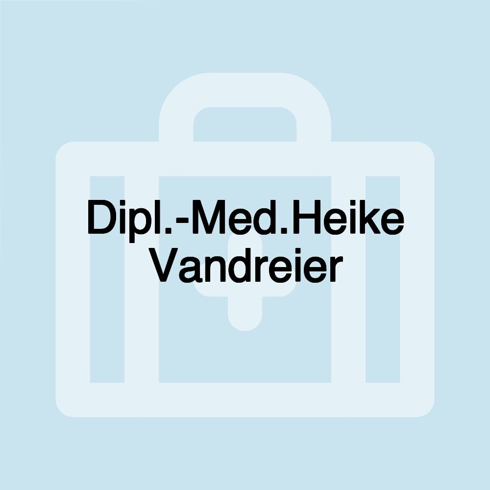 Dipl.-Med.Heike Vandreier